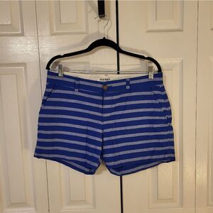 Old Navy blue striped shorts
